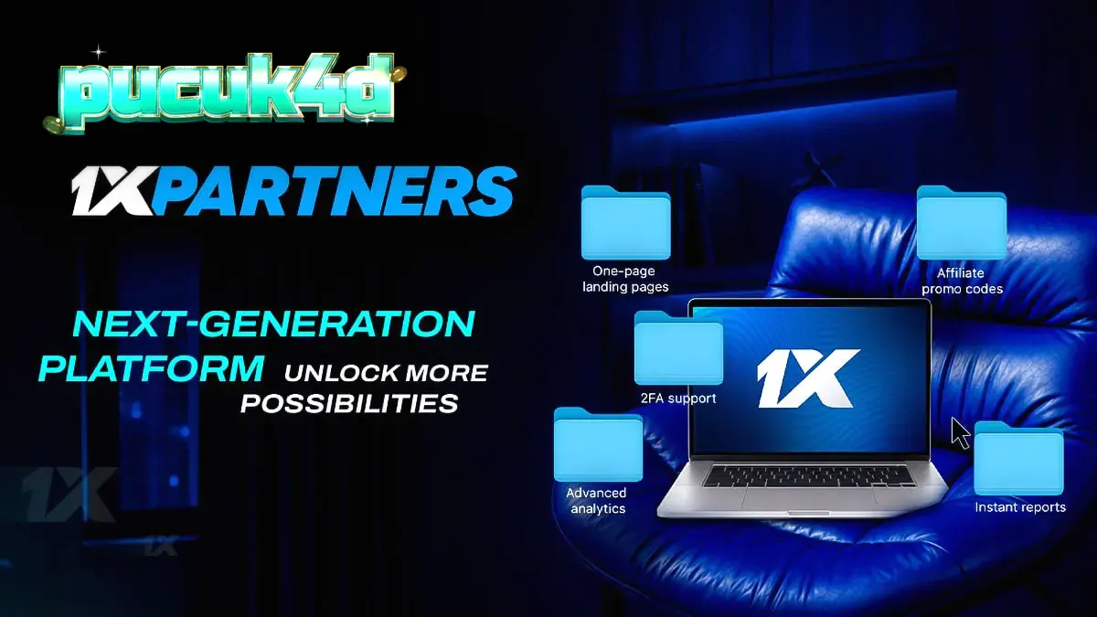 Dasbor afiliasi 1xPartners yang diperbarui dengan analitik yang efisien